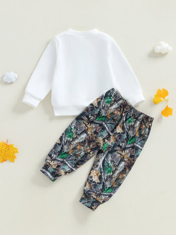 MQTIME  -  Baby Girl Winter Outfits Floral Print Hooded Jacket Fleece Lined Leggings 2 Pcs Set for Cold Weather